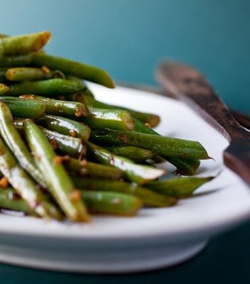 Recette de haricots verts à la poêle en acier au carbone